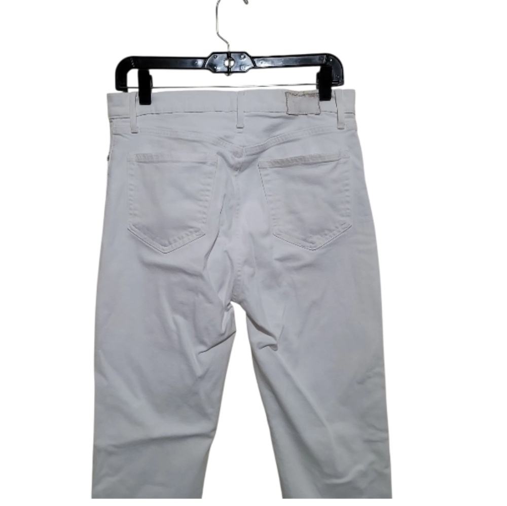 Able Women White Cropped High Waist Skinny Jeans Size 4 - Picture 4 of 7